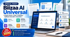 Biizaa AI Universal ( Untuk Umum / Chat / Drafting / Aplikasi Interakif / Checklist )