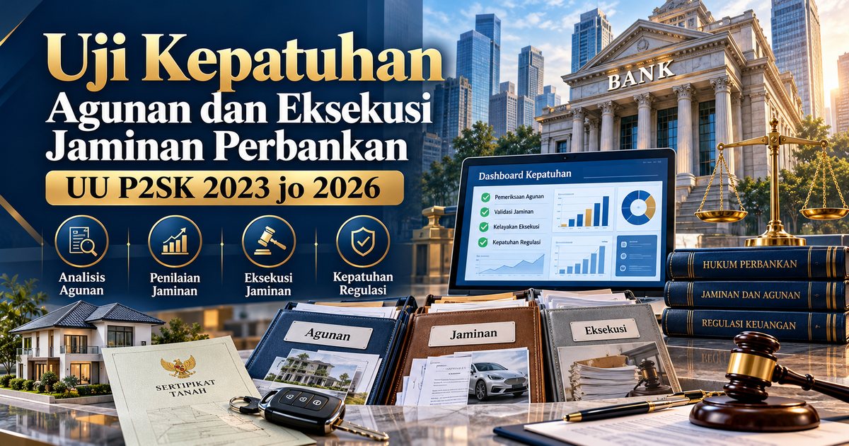 Uji Kepatuhan Agunan dan Eksekusi Jaminan Perbankan UU P2SK 2023 jo 2026